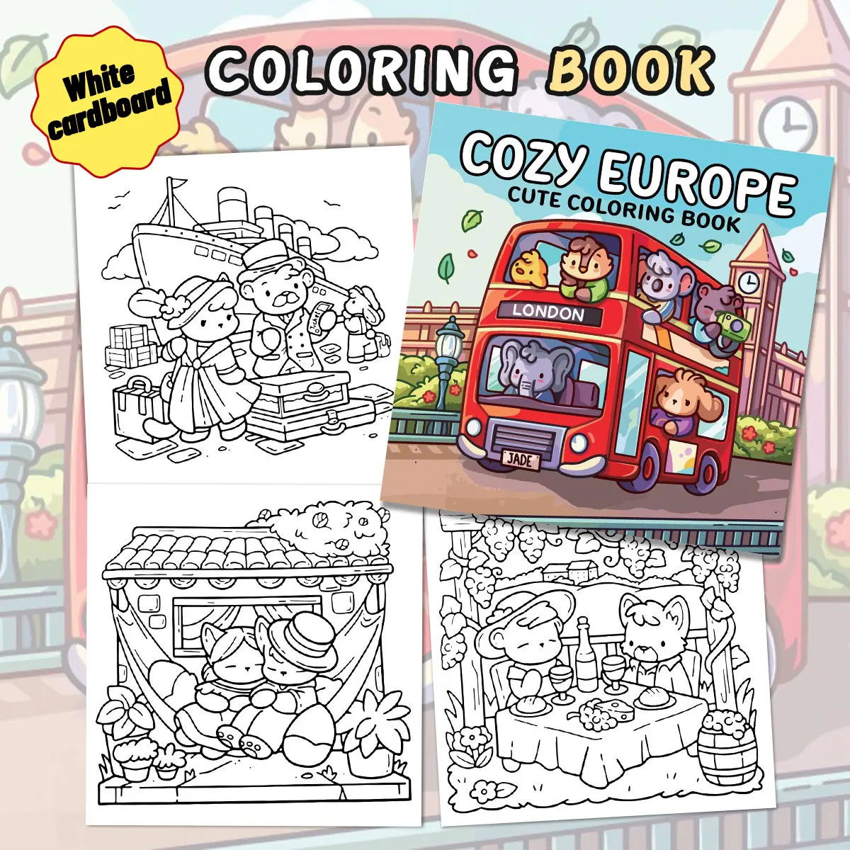 Libros para colorear de amor propio, escenas curativas, fácil colorear, para padres en casa, bricolaje para niños, relajarse, desplegar, aumentar la creatividad