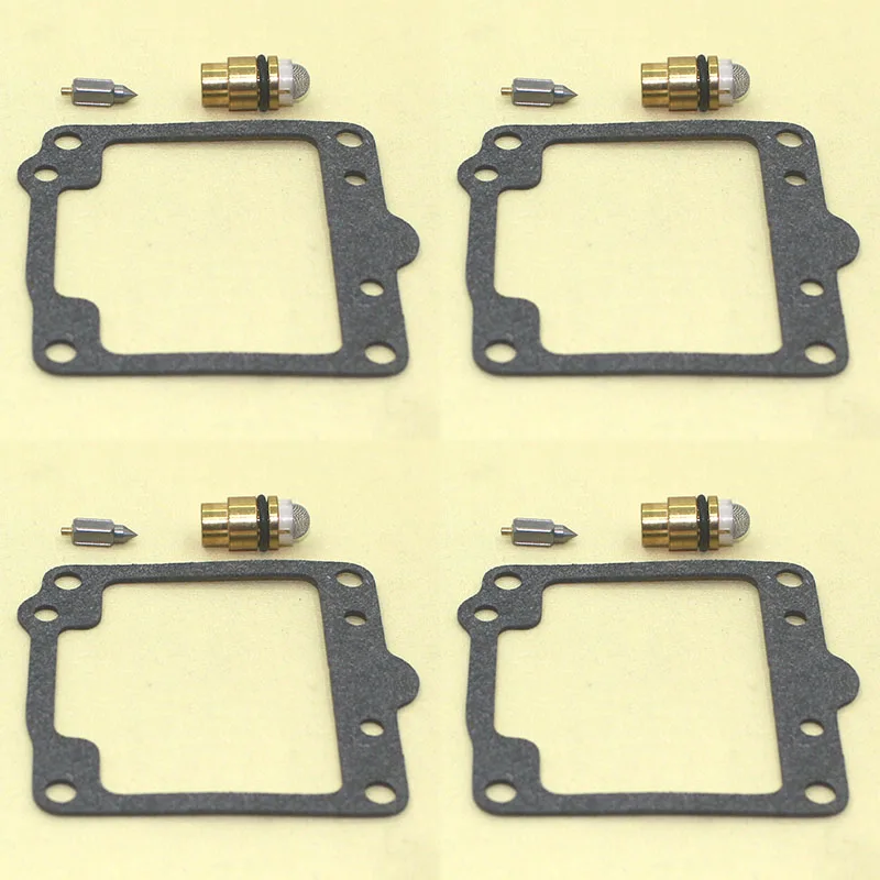 Kit de reparación de carburador de motocicleta para Suzuki GS750E GS750T GS 750 GS750 E L T piezas de junta de asiento de aguja flotante