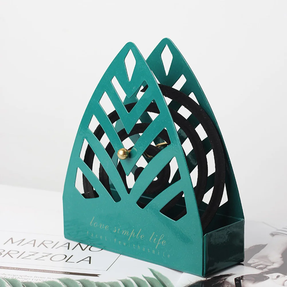 

Premium Hanging Coil Iron Insulated Anti-Scalding Mosquito Incense Burner Sturdy Heatproof Holder Indoor for Home