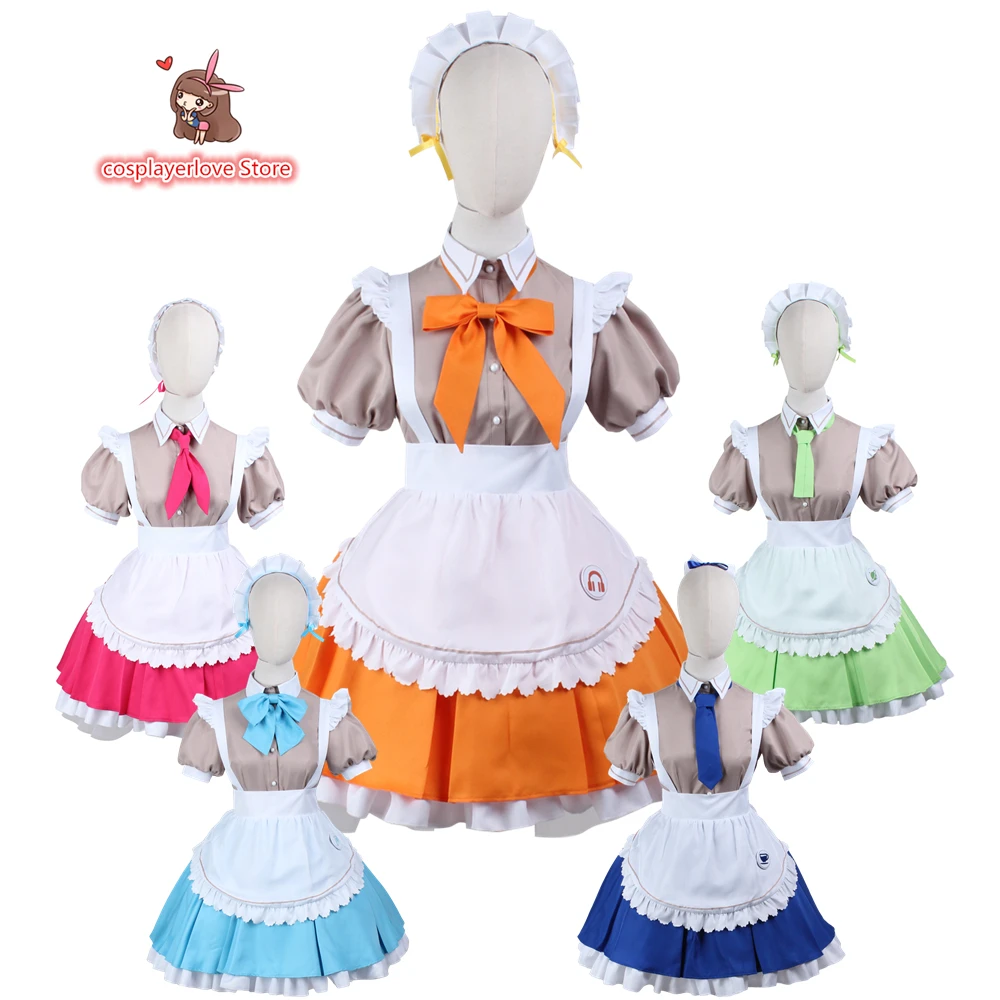 

LoveLive!Superstar!! Liella! Shibuya Kanon Tang Keke Hazuki Ren Arashi Chisato Heanna Maid Dress Halloween Outfit