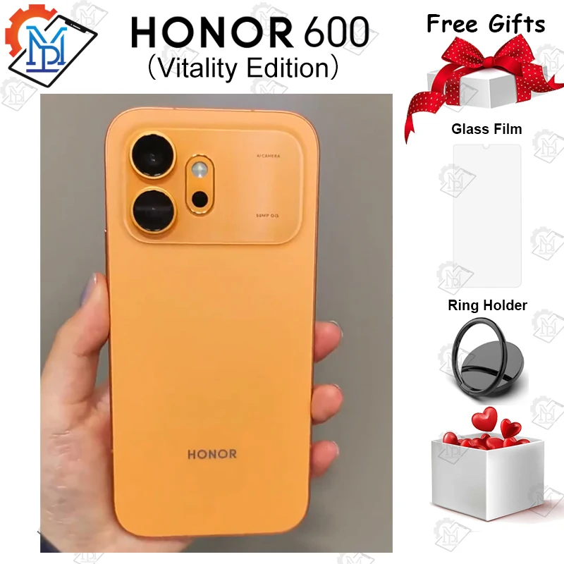Original HONOR 600S Vitality Edition Mobile Phone 6.57 Inches 120Hz Display Snapdragon 7 Gen 4 Big Battery 7000mAh Smartphone