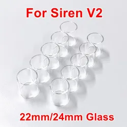 Hongxingjia-Sirene V2 Ferramenta De Vidro, 22/24mm para Modelo Digiflavor, MTL, 5 PCs, 3 PCs, 2PCs