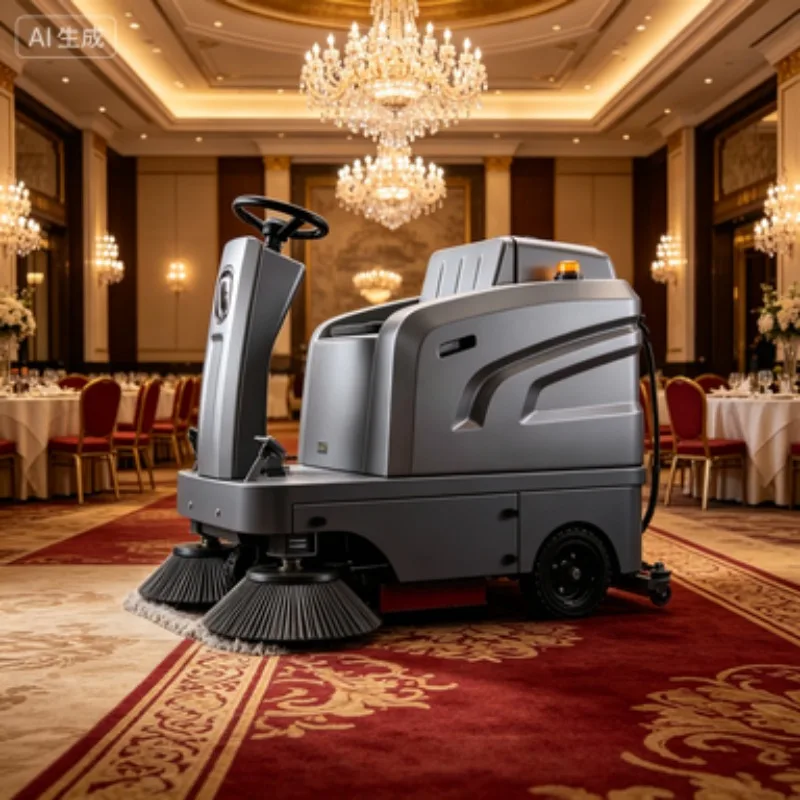 

Automatic Cleaning Road Sweeper and Electric Floor Sweeper for Large Industrial Factory Ground and Warehouse Daily Maintenance