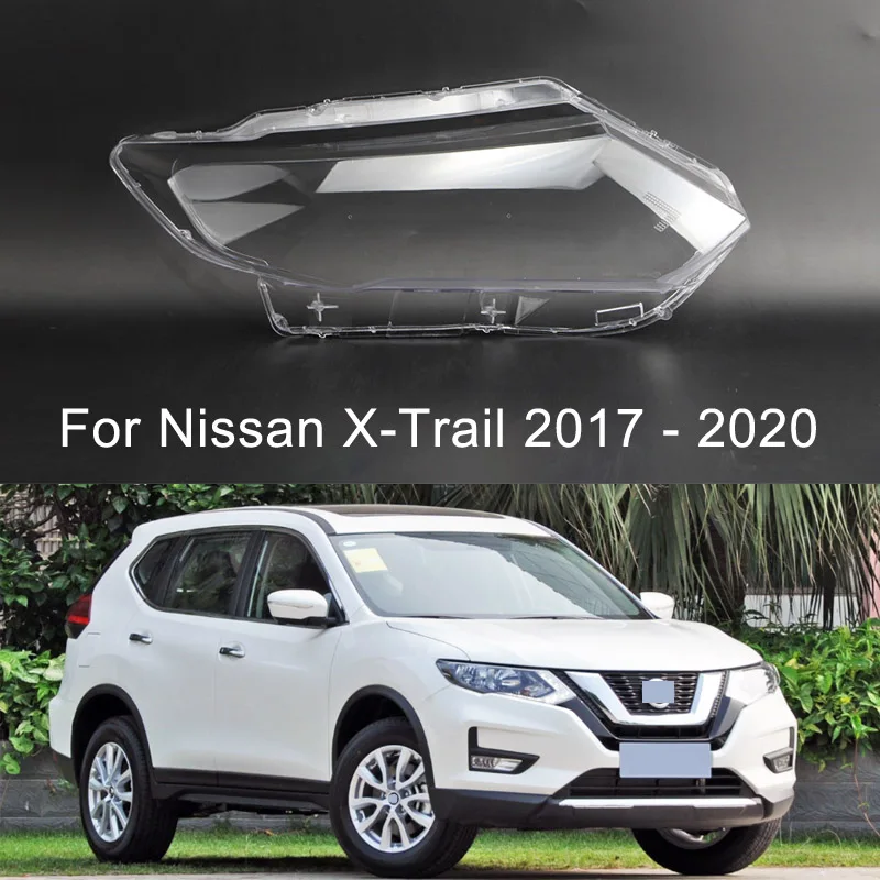 

Car Headlight Glass Cover Head Light Lens Automobile Headlamp Covers Styling Lampshade For Nissan X-Trail 2017 2018 2019 2020