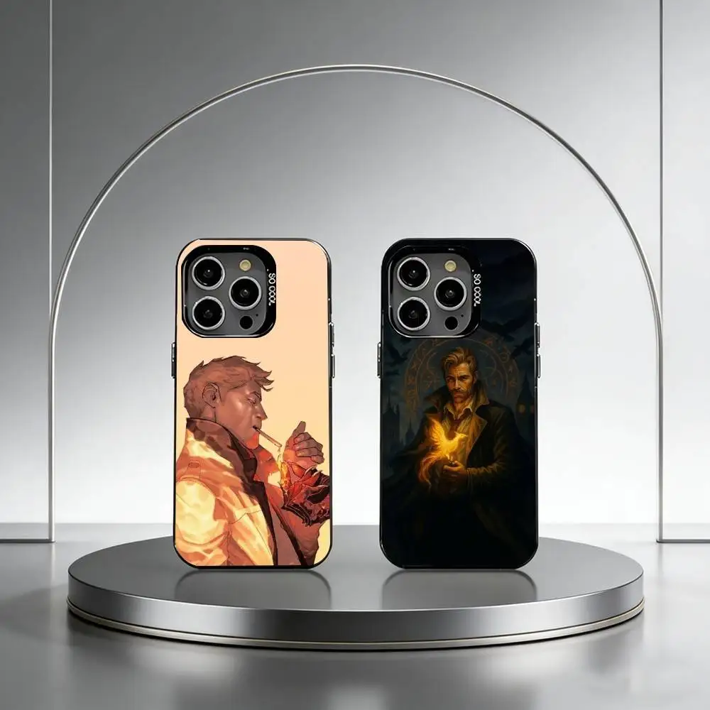 C-Constantine Anime Movie Phone Case For iPhone 17,16,15,14,13,12,11 Plus,Pro Max,XS,Colorful Silver Phone case Funda Cover