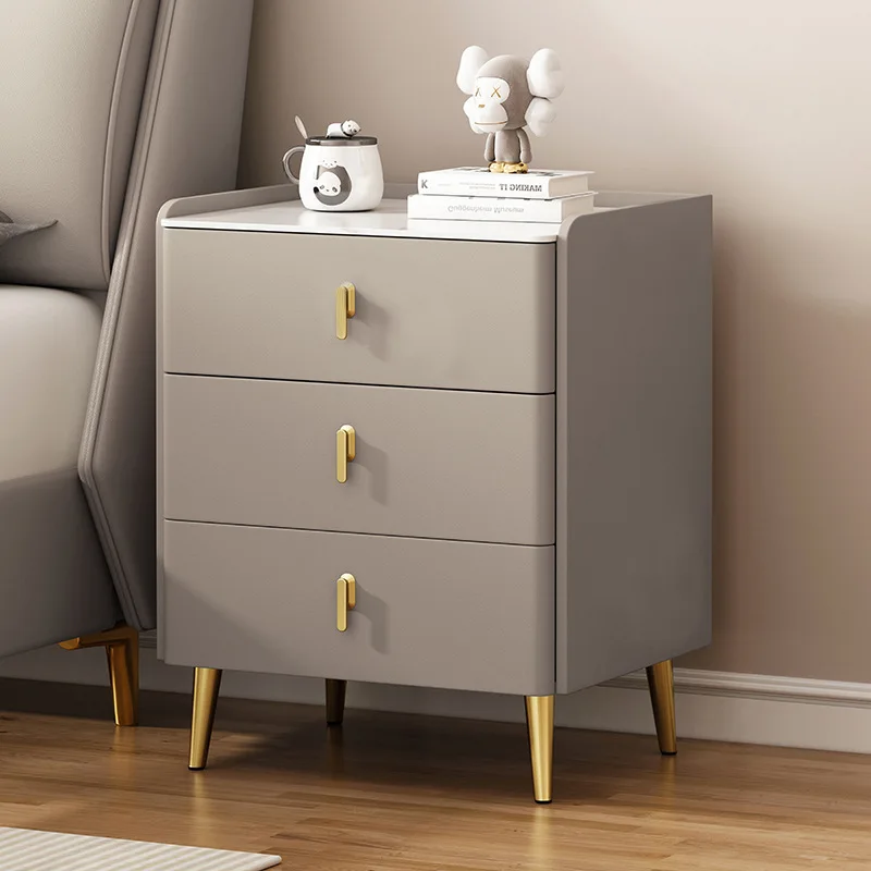 

High-quality modern minimalist design bedside cabinet with solid wood storage, suitable for home bedrooms hotels and apartments