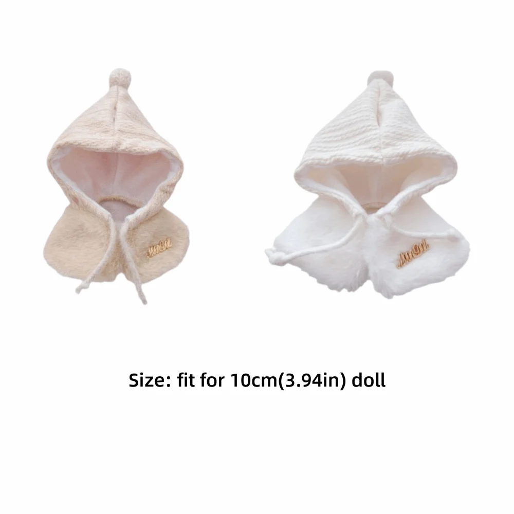 Kreatywna gra w przebieranie dla lalek 10 cm, mini ubranka dla lalek, białe, khaki, do zabawy w dom, wymienne stroje, zabawka.