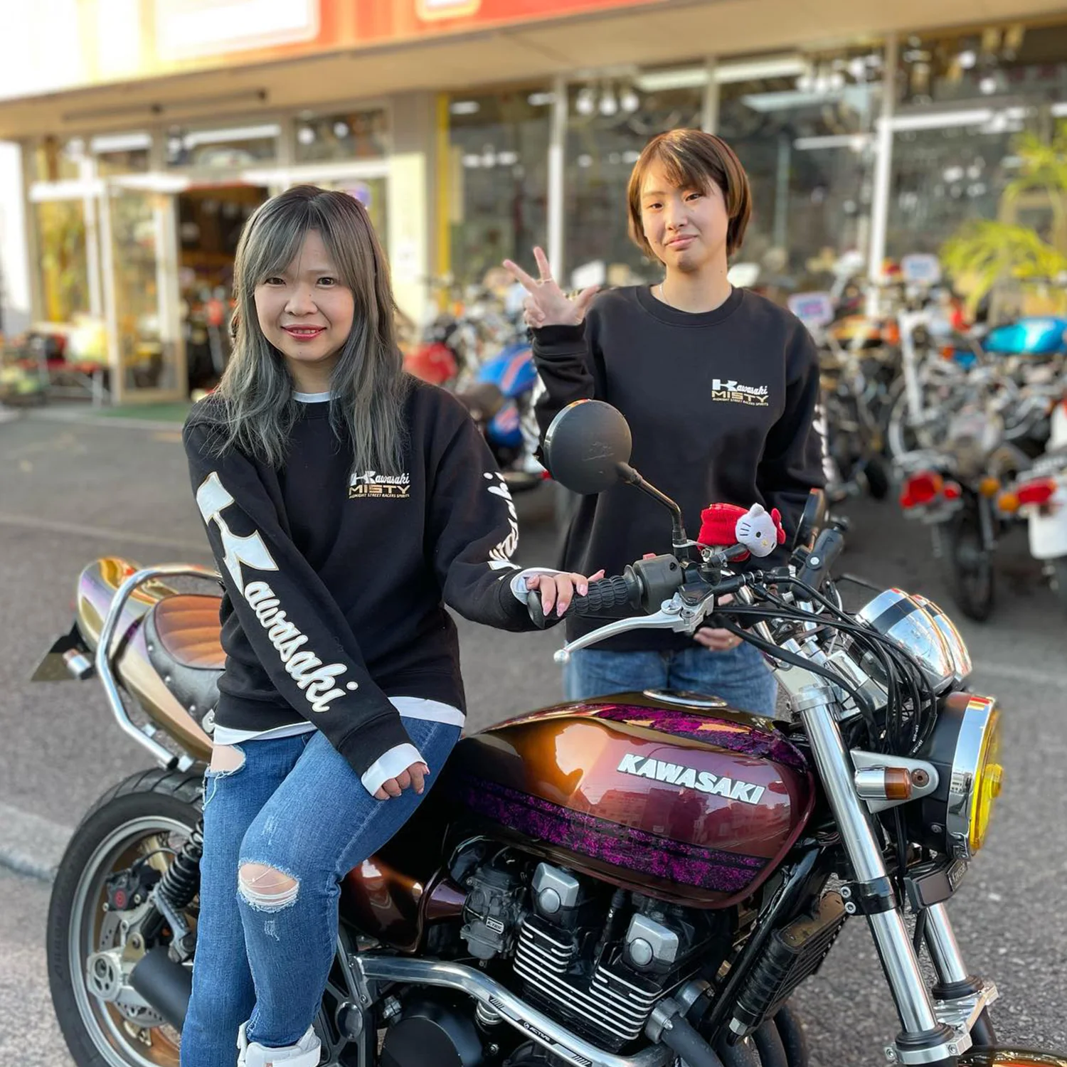 

Kawasaki Sweatshirt Round Neck Casual Hoodie Adult Streetwear Unisex Motorcycle Sweatshirts Pullovers Tracksuit Clothing