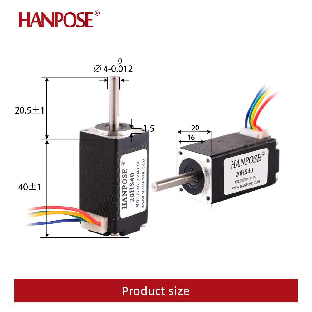 3 pcs practical Nema8 mini Stepper Motor Nema 8 motor 20HS40 0.8A 30mN.m motor for for mini cnc 3D printer