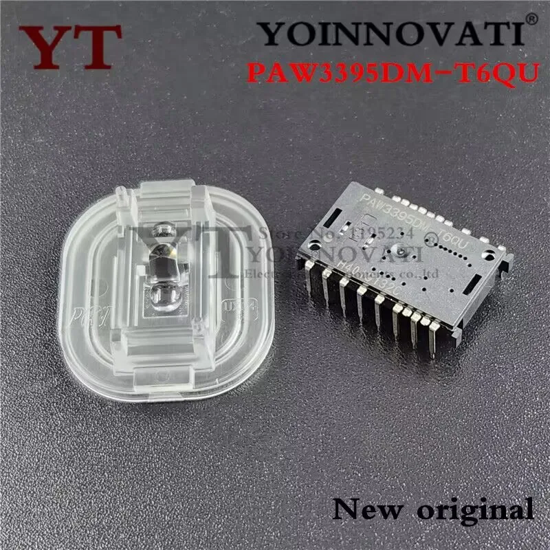 1piece-5piece-10piece New and Original PAW3395DM-T6QU + LM19-LSI DIP PAW3395 PAW3395DM Sensor with Lens LM19-LSI