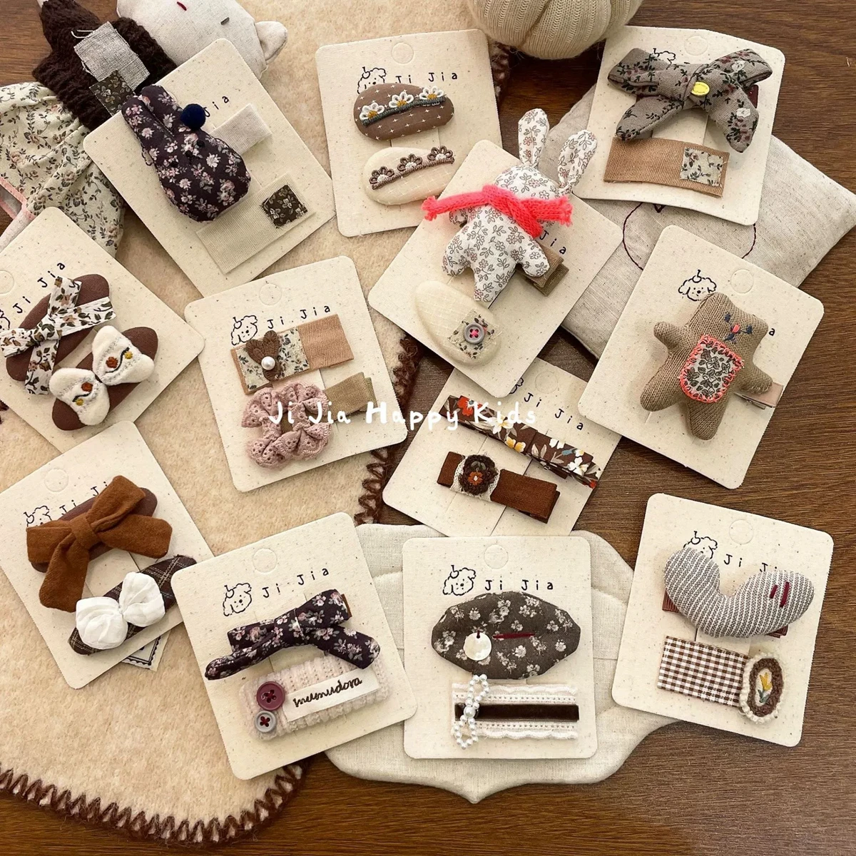 

Заколки для волос с героями мультфильмов для девочек, заколки ручной работы с цветочным принтом и бантом, детские боковые заколки, детские аксессуары для волос, держатель для волос