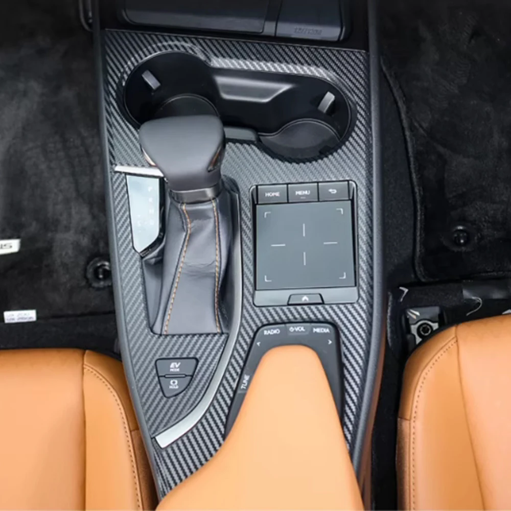 For Lexus UX200 250H 2019-2021 Interior Central Control Panel Door Handle 5D Carbon Fiber Stickers Decals Car styling Accessorie
