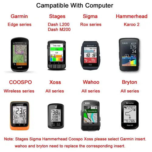 Imagen 2 del producto XODCK Trek Bontrager Blendr BMC ICS Cervelo bicicleta vástago manillar exterior Gopro Combo montaje para Garmin Wahoo Bryton IGPSPORT