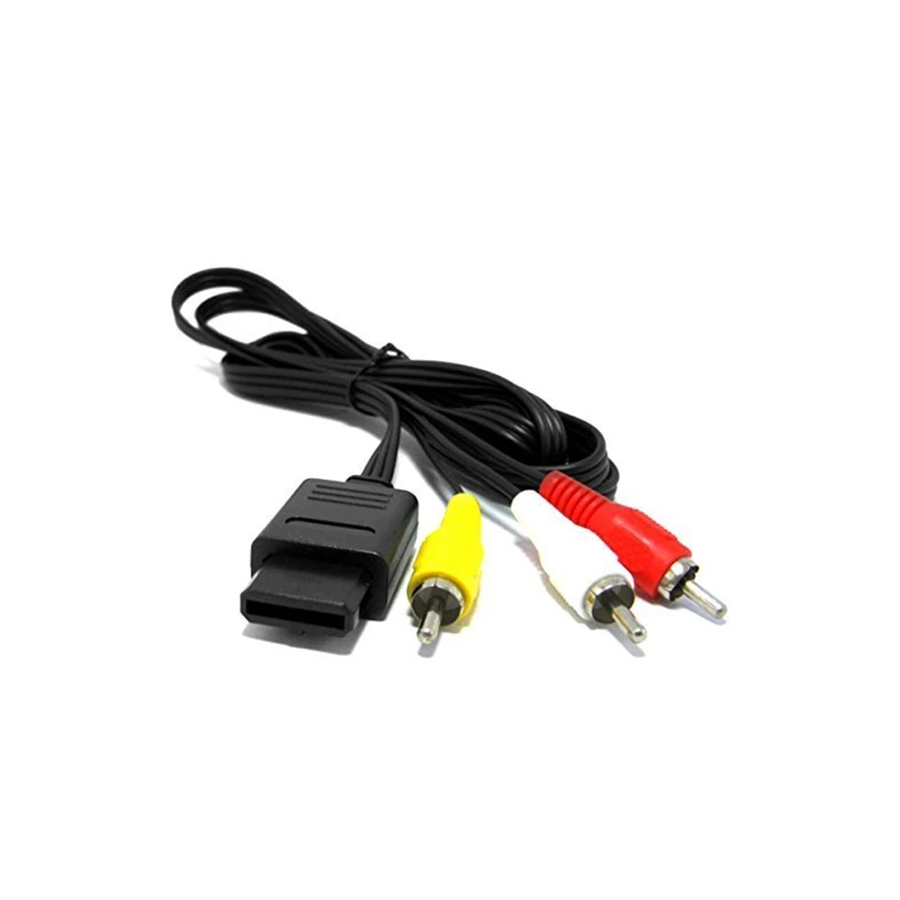 For NS64 Audio TV Video Cord AV Cable To RCA For Super For Nintendo For GameCube For N64 For SNES