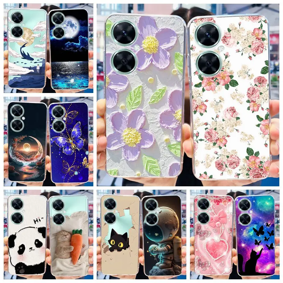 For Huawei Nova 11i Case Nova11 SE Colorful Painted Cover Clear Silicone Soft TPU Phone Case For Huawei Nova 11 Pro Nova11 Shell