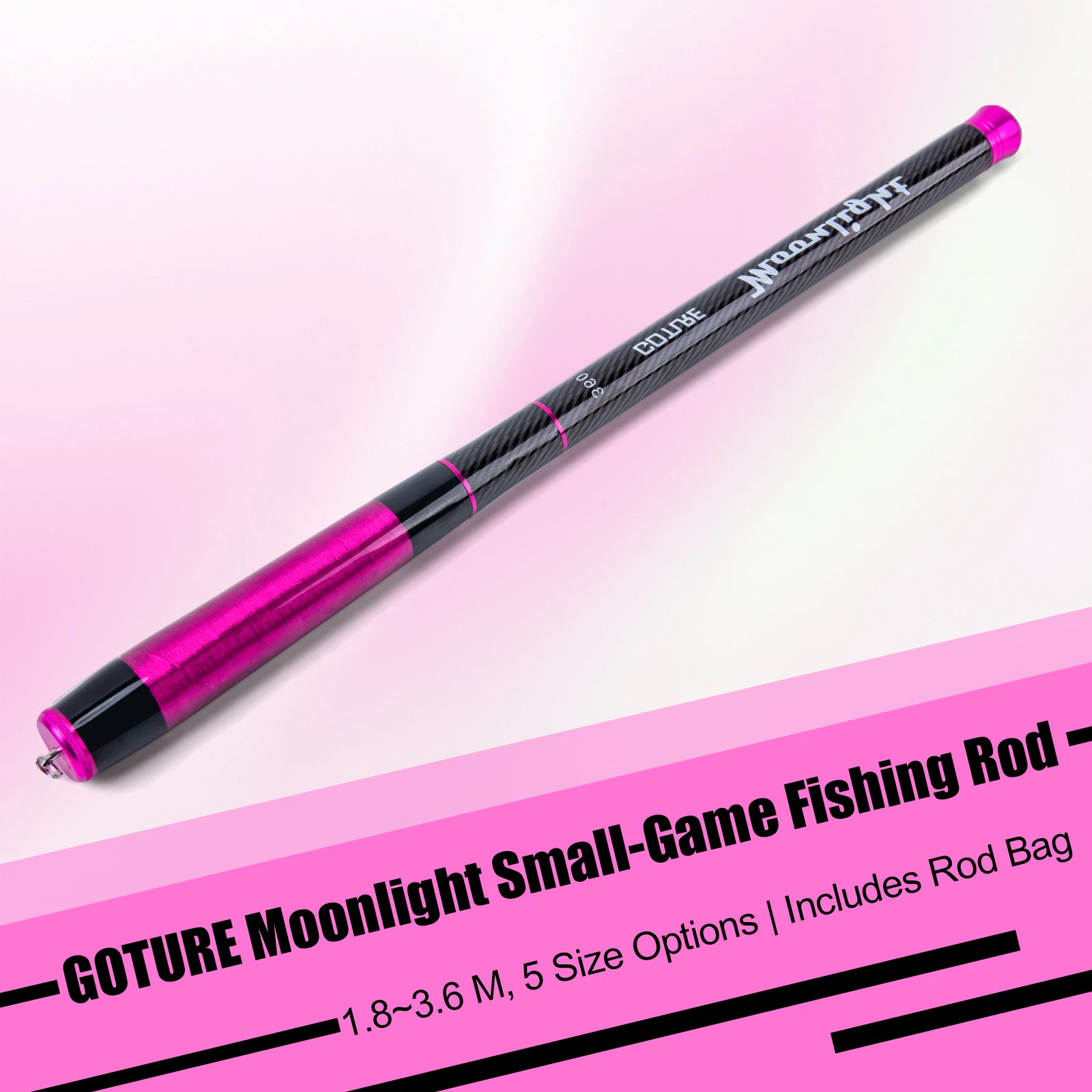 Fishing Rod Casting - Goture Telescopische hengel 1,8-3,6 m gesloten