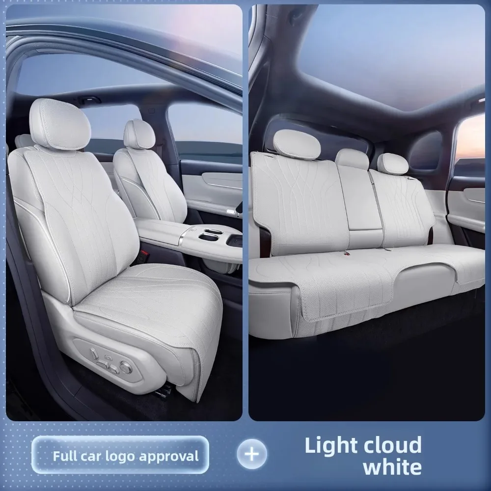 

for Changan NEVO Q07 Car Seat Covers Four Seasons Full Surrounded Leather Breathable Seat Cushions Front Rear Seats Protector