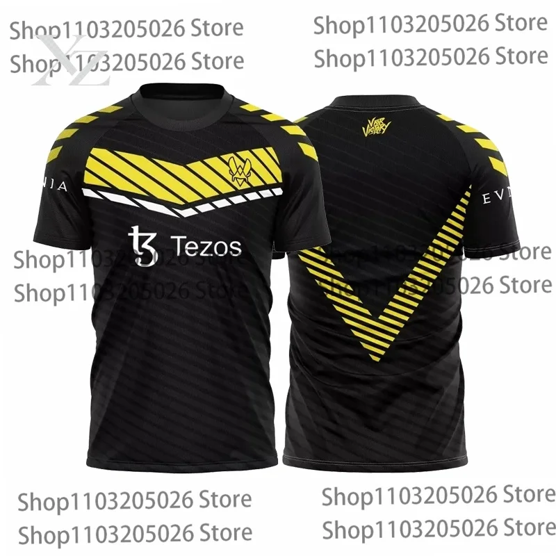 Premium CS2 Esports Jersey Team Vitality Pro Player T-Shirt – Durable Oversized VIT Fans Top For 2025 Hot Sale
