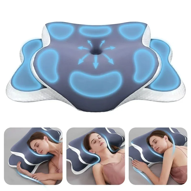 

Memory Foam Pillow Neck Pillow Neck Pain Relief Contour Ergonomics Orthopedics Neck Support Side Back Abdomen Sleep Gift