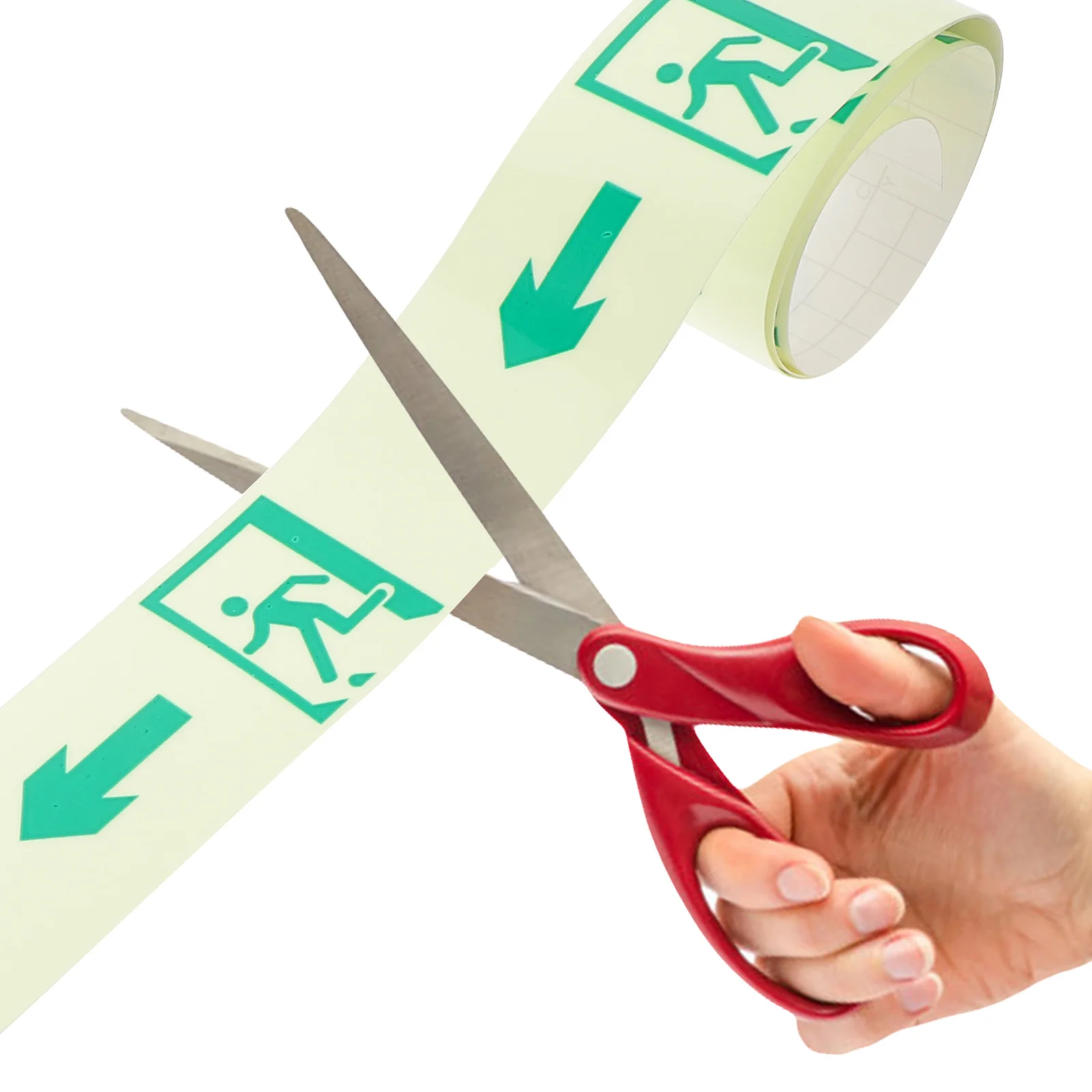 1 Roll Night Glow Tape For Safety Path Self-Illuminating Warning Sticker Luminous Facility Direction Sign Caution Decal