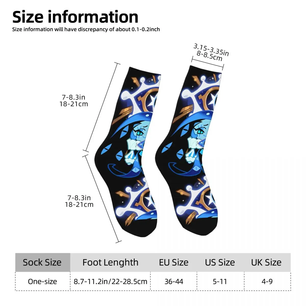 Winter Warm Hip-Hop Herren Damen Shadow Milk Cookie Run Kingdom Socken Niedliche Cartoon Anime Rutschfeste Sportsocken
