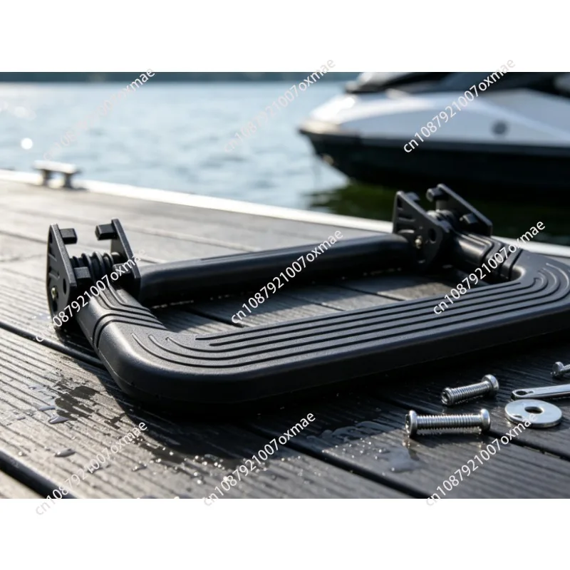 New Reboarding Ladder Part No. 295100742, Thickened & Widened Comfort Steps, Weatherproof for Jet Ski