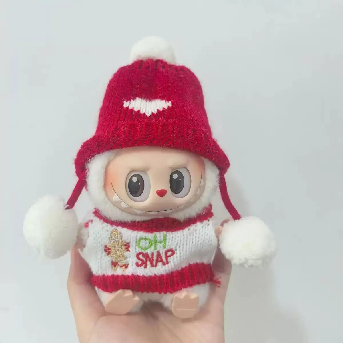 

Mini Doll'S Clothes Outfit Accessories For Korea Kpop Exo Labubu Idol V1 V2 Christmas Cookie Man Sweater Hat New Year Clothes