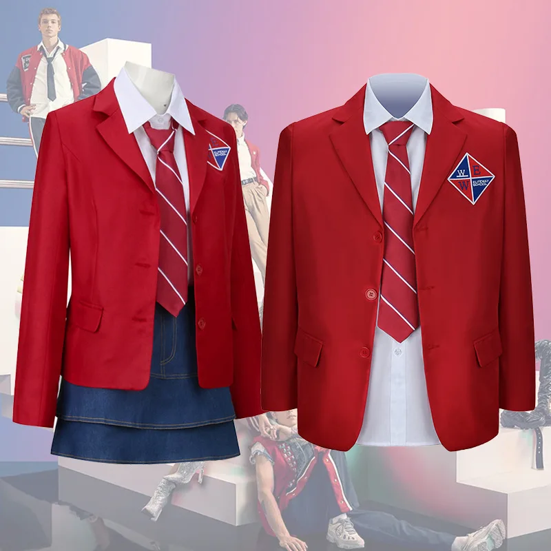 Rebelde Rollenspiel Schuluniform Junge Mädchen Cosplay Kostüm Outfits