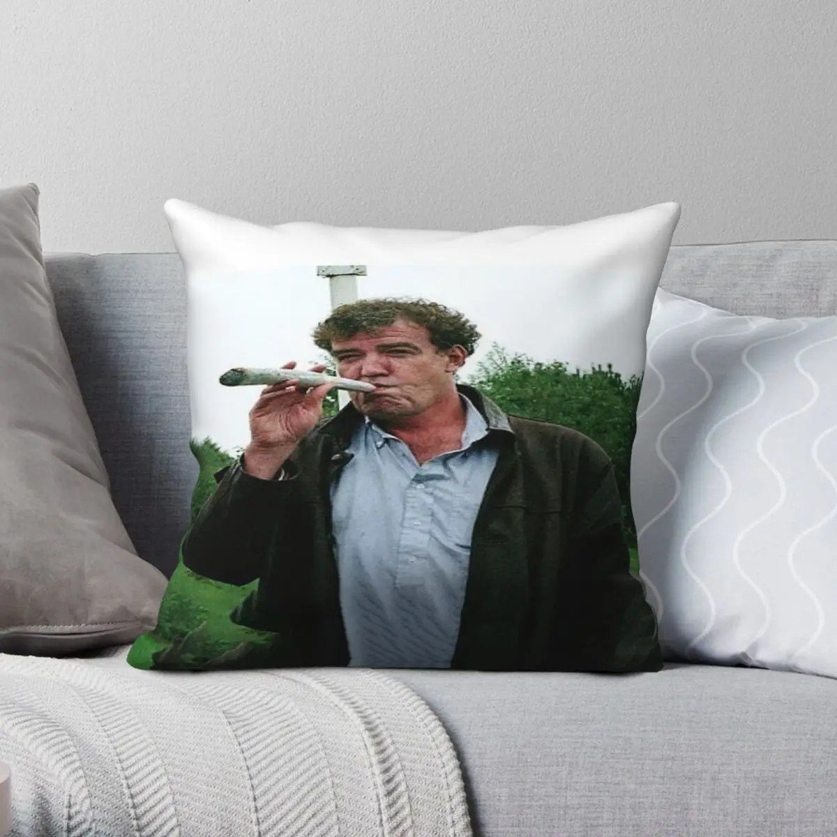 Jeremy Clarkson Top Gear Square Pillowcase Polyester Linen Velvet Pattern Decorative Throw Pillow Case Sofa Cushion Cover 18