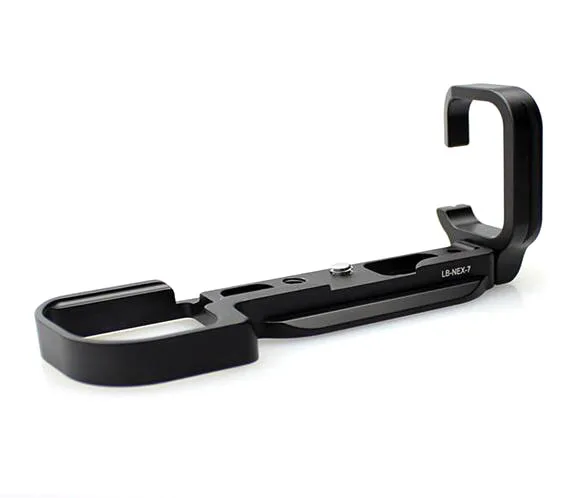 Placa de liberación rápida de aluminio CNC, soporte de agarre para Sony NEX7, accesorios de cabeza de trípode de cámara de NEX-7