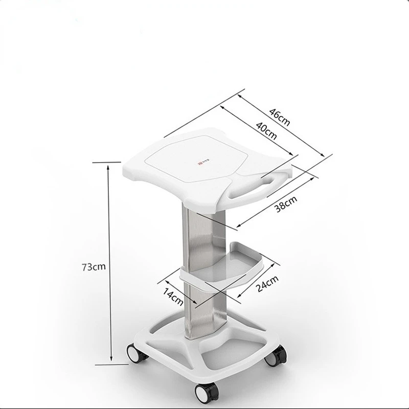 Beauty Equipment Tiered Organizer Trolley, Rolling Castor, Beauty Parlor, Domestic Cart, Skin Care Imvings