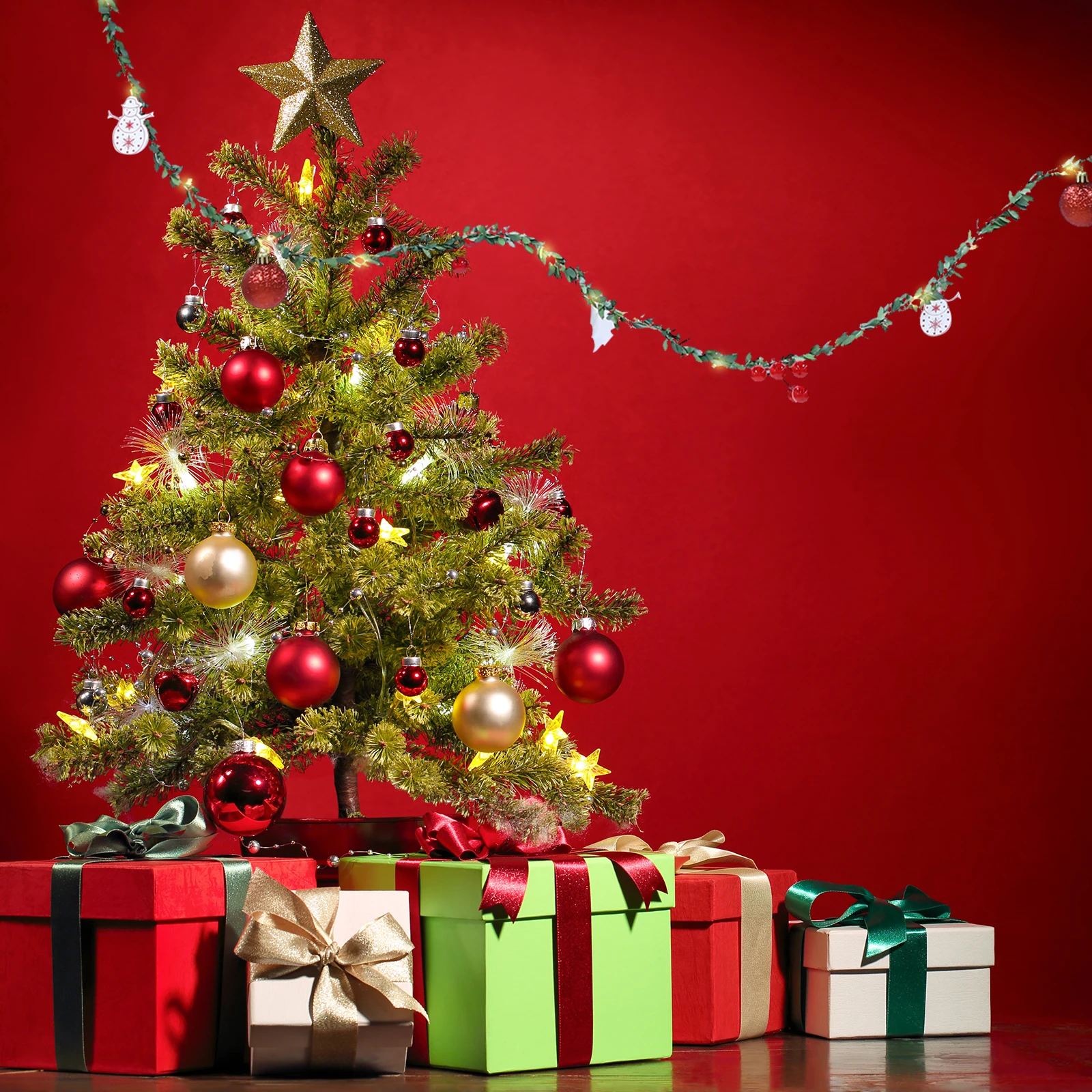 

Christmas String Lights Fairy Light Garland Led Xmas Tree Lights Indoor Outdoor Party Holiday Decorations Festival Rope
