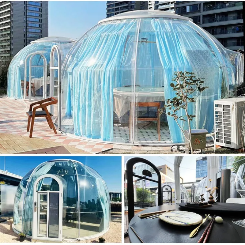 Star Room Bubble House Restaurant Scenic Spot Customized Transparent Balcony Terrace Ideal for Heat Insulation