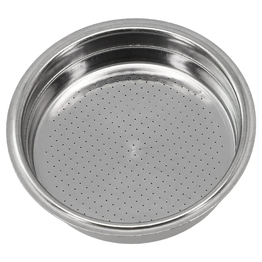 51/ 58mm 1 Cup 2 Cups Stainless Steel Pressurized Coffee Filter Basket Replacement Parts Portable Coffee Filter Basket