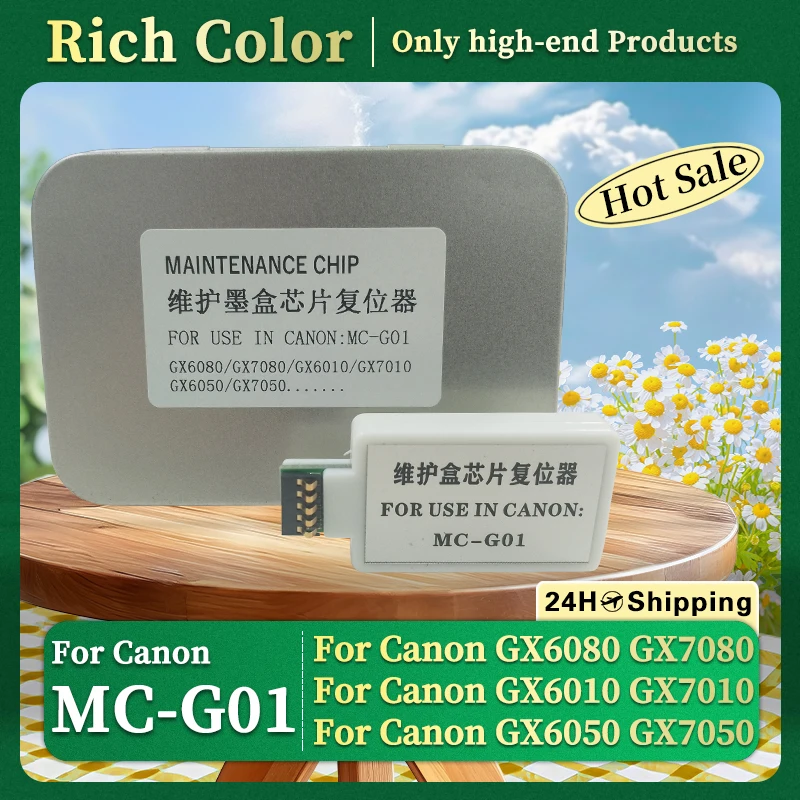 

MC-G01 Блок обслуживания чипов для Canon GX7010 GX7020 GX7030 GX7040 GX7050 GX7060 GX7070 GX7080 GX7090 GX7091 GX7092