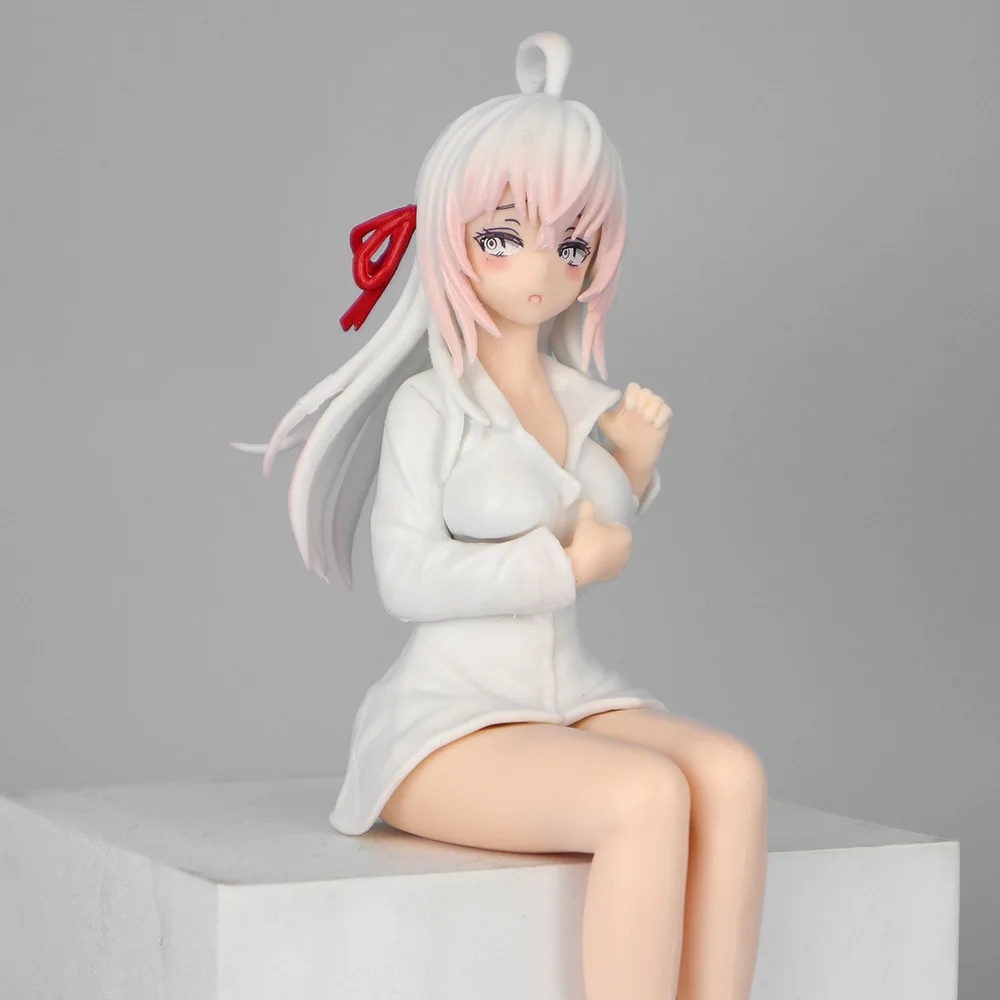 316cm Anime Figure Ally Peripheral Model Sexy Beautiful Girl Sitting Posture Statue Desktop Decorate Ornaments Birthday Gift Toy