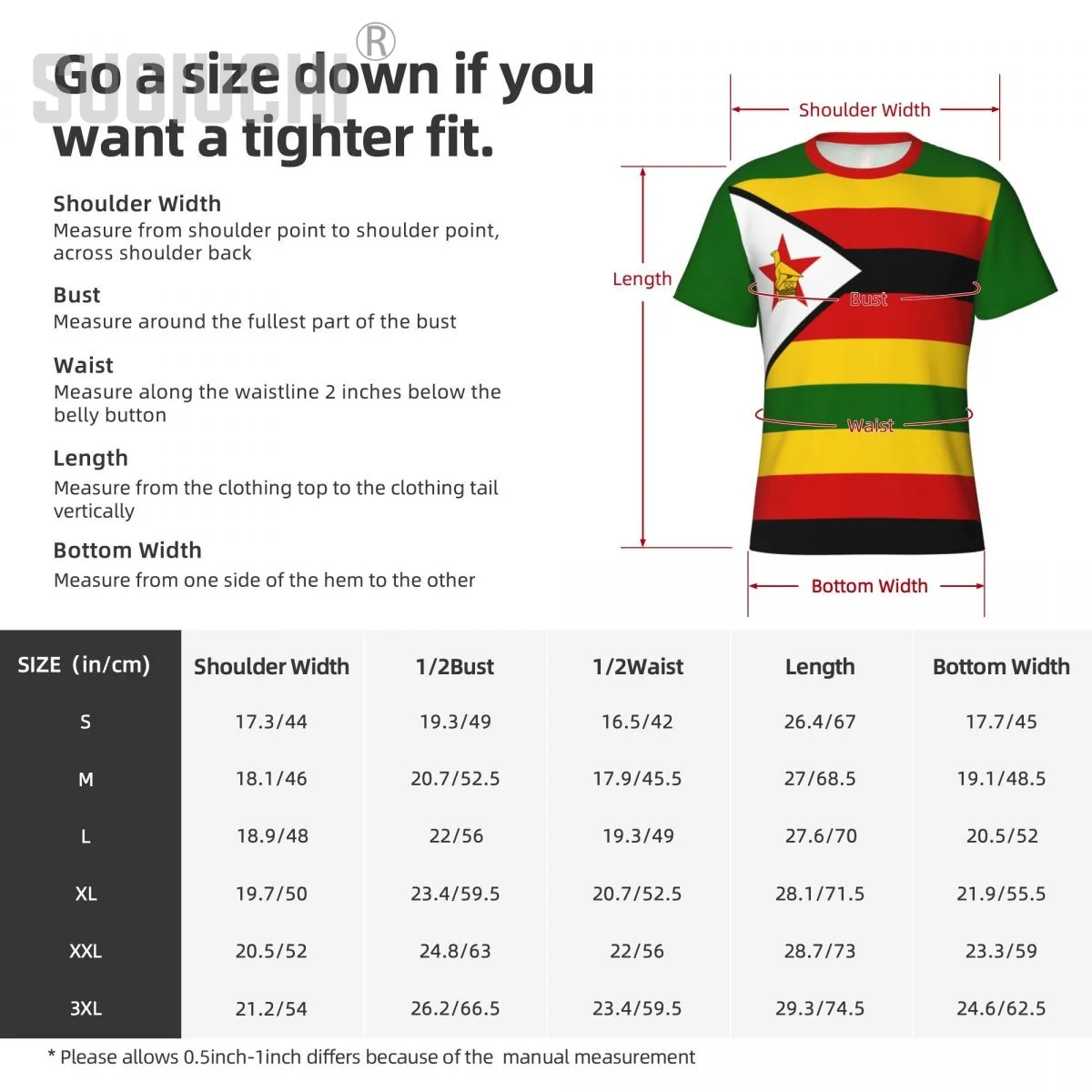 Tight Sports T-shirt Zimbabwe Flag 3D For Men Women Tees jersey Clothes Soccer Football Fans Gift Patriotic T shirt