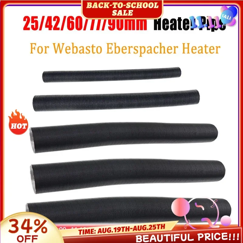 

25/42/60/76/90mm Air Intake Outlet Exhaust Stretch Corrugated Hose Pipe 80-200cm Flexible Combustion For Webasto Eberspacher