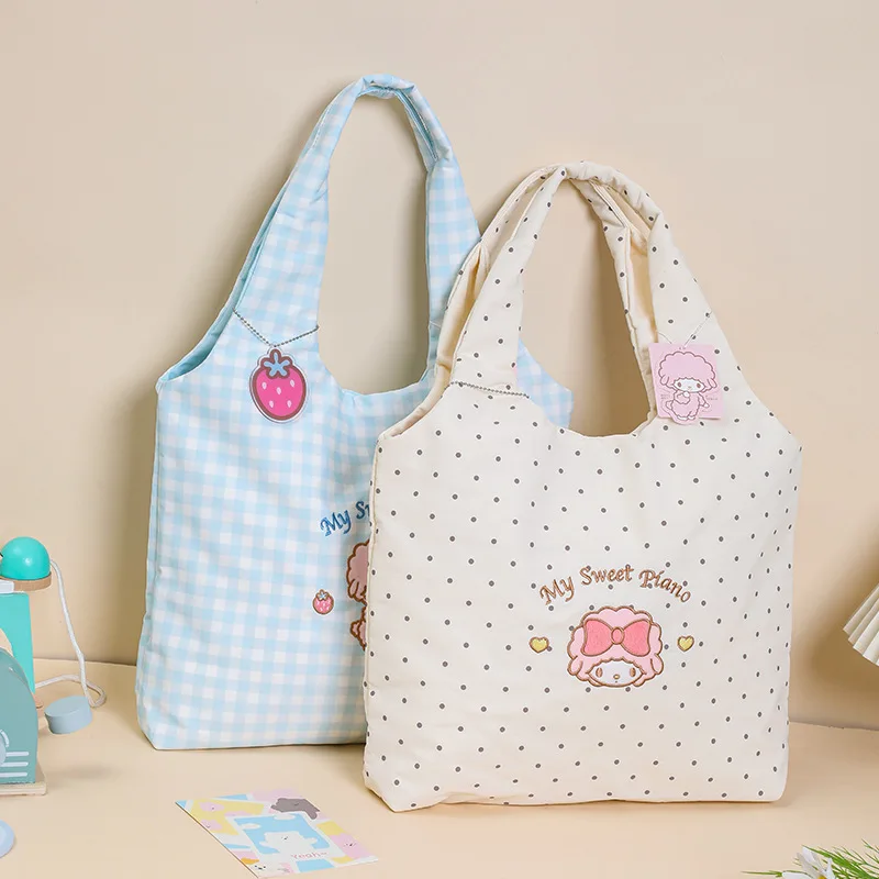 Anime Cartoon My Sweet Piano Handtasche mit großer Kapazität Kawaii tragbare Reiseaufbewahrung Toilettentasche Niedliche Umhängetasche Weihnachtsgeschenk