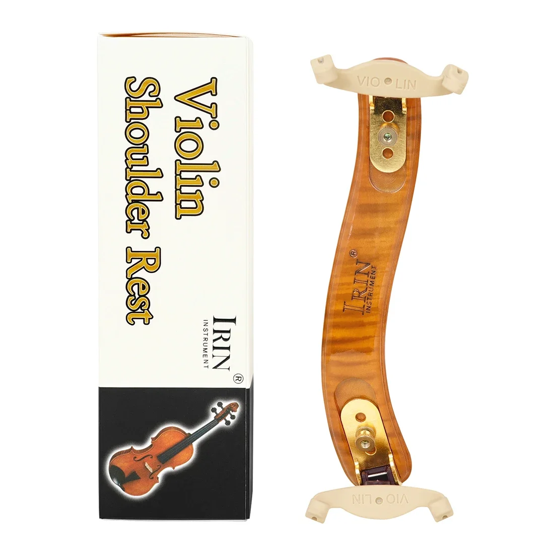 IRIN Violin Shoulder Rest Maple Folding Multi-Lateral Professional Violin Shoulder Rest Adjustable For Use Violin Accessories