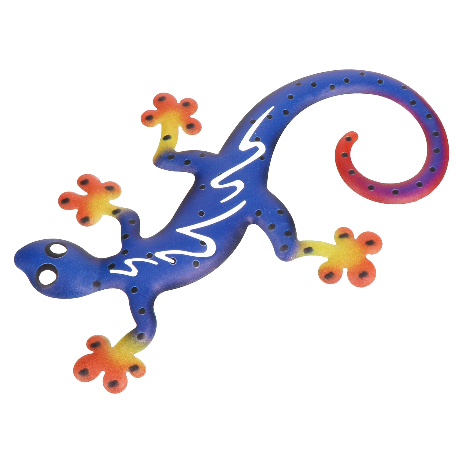 

Iron Gecko Wall Decor Craft Hanging Animal Home Adornment Lifelike Bedroom Living Room Office Garden Yard Miniature