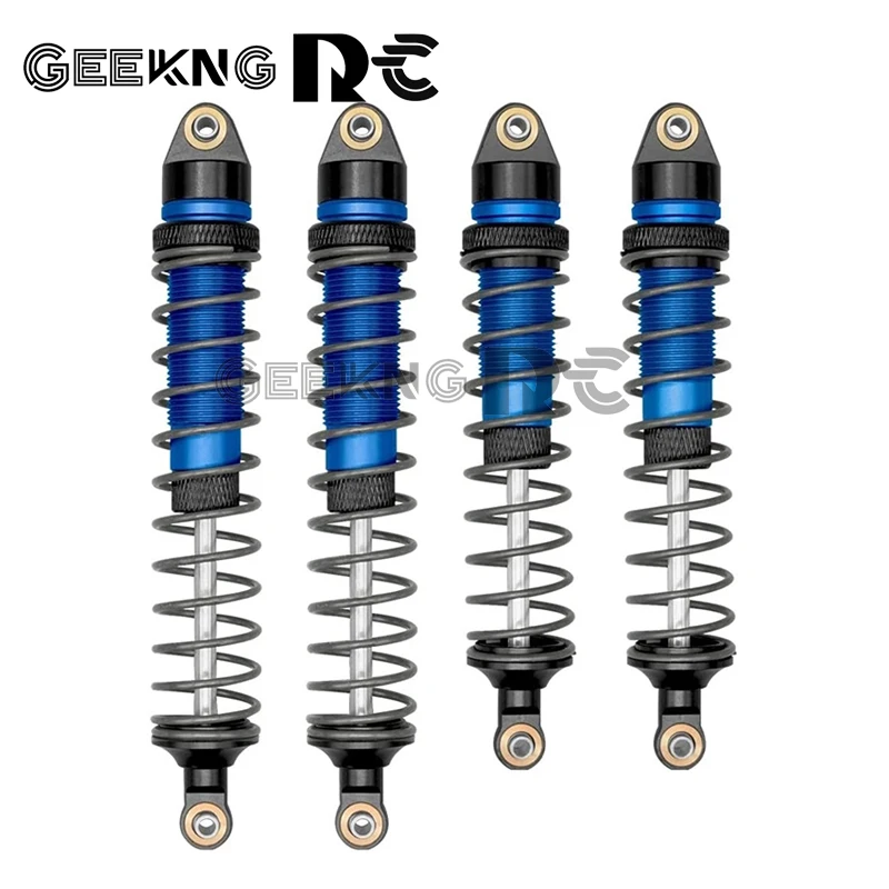 

4pcs Metal Front and Rear Shock Absorber Damper for Arrma 1/10 SENTON Granite Typhon Big Rock RC Car Upgrade Parts