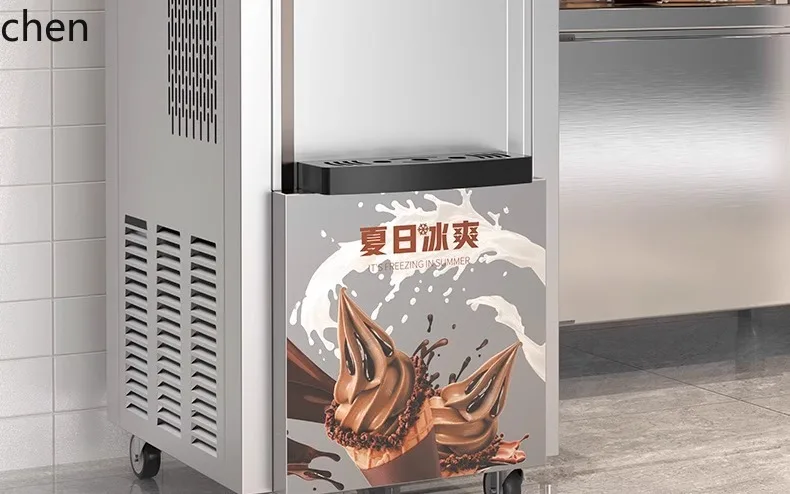 Macchina per gelato HTT, verticale, piccola macchina automatica per gelato a cono per sciroppo di latte