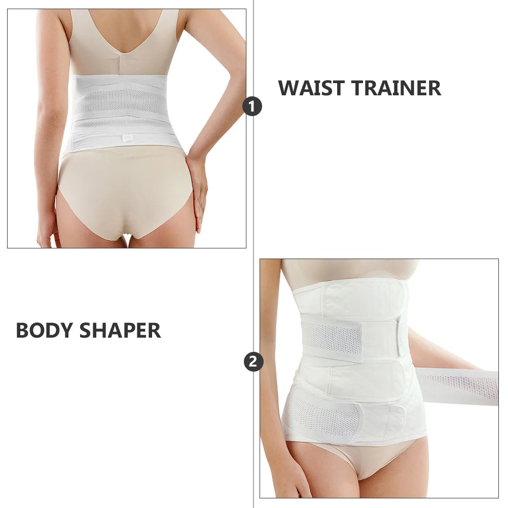 حزام البطن بعد الولادة مدرب الخصر بعد الولادة حزام التعافي مريح للتنفس محدد شكل الجسم بعد الولادة غلاف البطن
