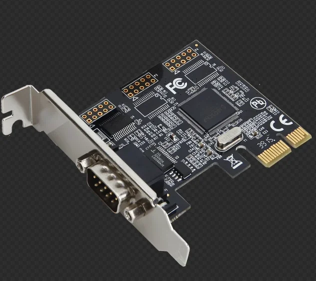 PCI-E Card PCIe1x to 1 Serial Port Converter Expansion Card for Desktop PC