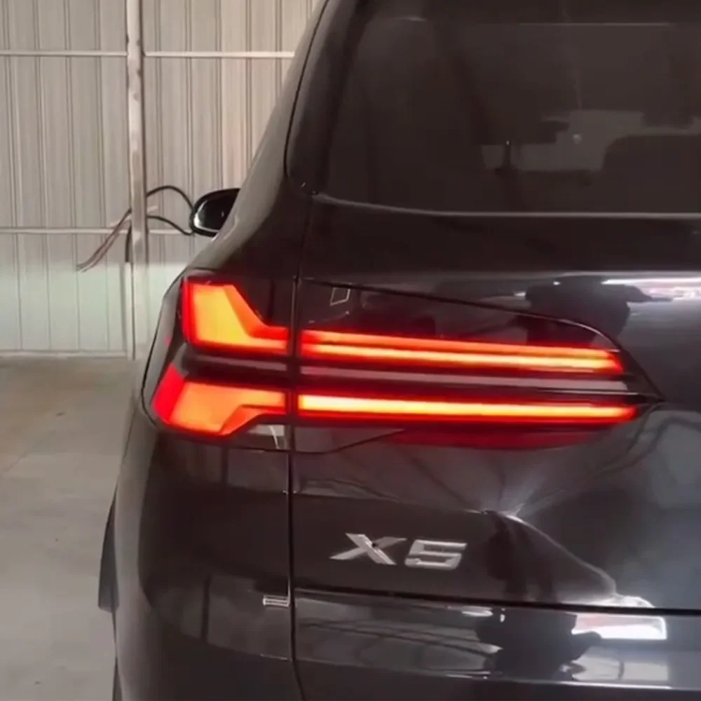 أضواء السيارة Led الضوء الخلفي لسيارات BMW X5 G05 Led الذيل ضوء 2018-2022 G05 لمبة خلفية DRL بدوره إشارة عكس اكسسوارات السيارات #5