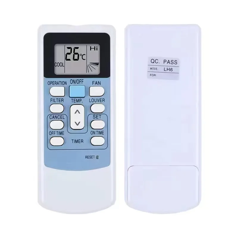 

Hitachi Air Conditioner Remote Control PC-LH6Q LH6 Spare Parts Compatible Household Appliance Air Conditioner Accessory
