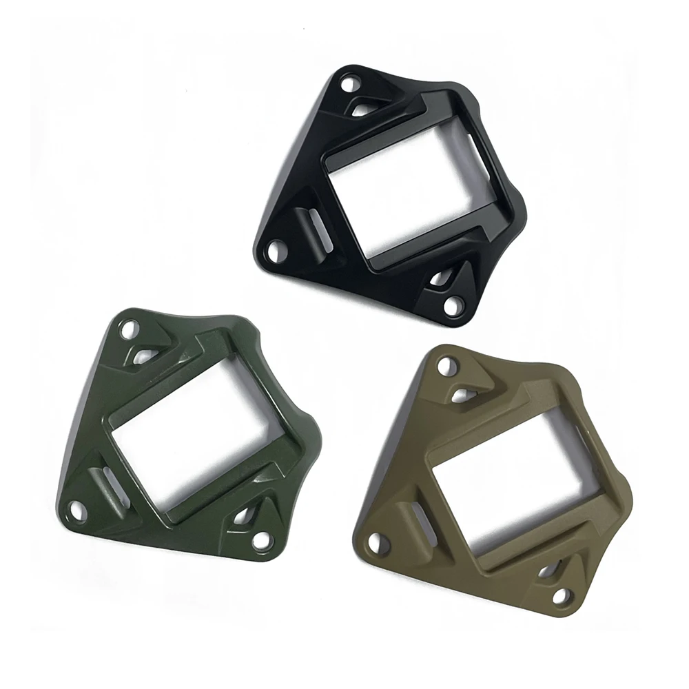 Tactical Helmet Frame Mount NVG Shroud Aluminum Adapter 3 Hole Skeleton Mount ARC Rail For FAST MICH Helmet Accessorie