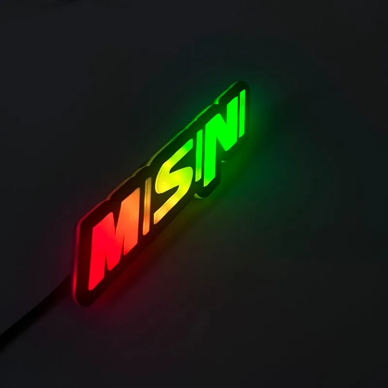 Benutzerdefinierte Anwendung Controller Leuchtendes Logo Frontgrill Abzeichen Logo Stream Light Emitting Diode Auto Stoßstange Licht