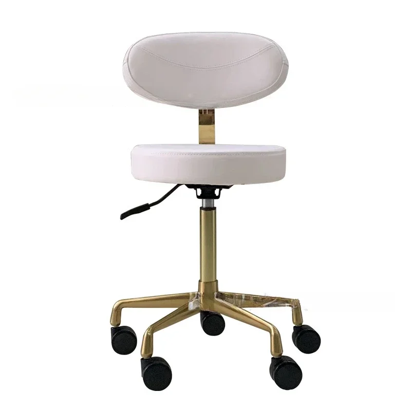 Beauty Dressing Table Chair Wheels Stool Makeup Aesthetic Manicurist Chairs Salon Washbasin Chaises sillas barberia Nail Shop